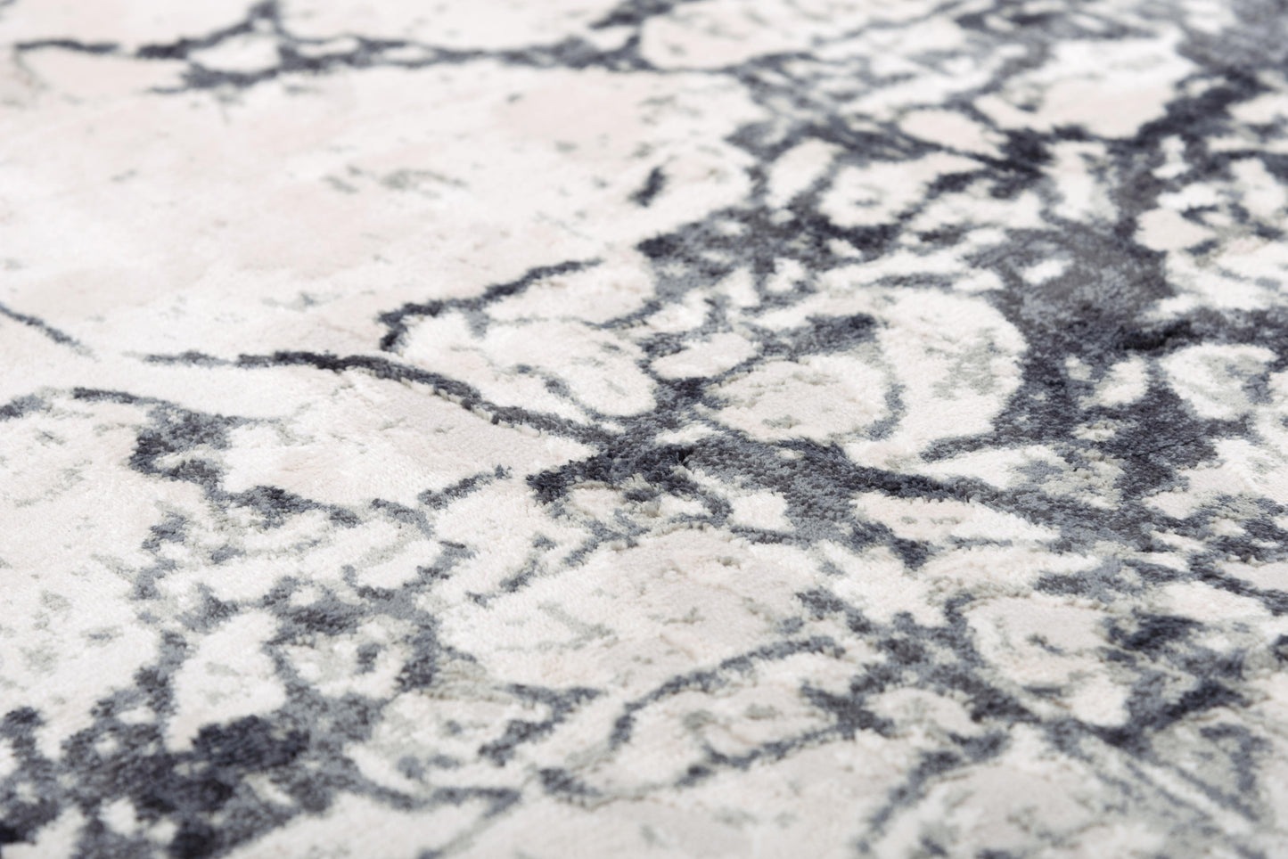 Emerge EMG923 Black/Beige Machine-Made Rug - Rizzy