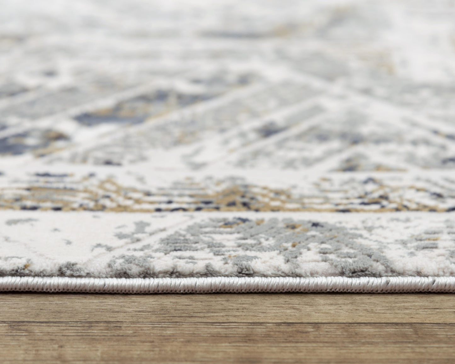 Emerge EMG924 Stone/Beige Machine-Made Rug - Rizzy