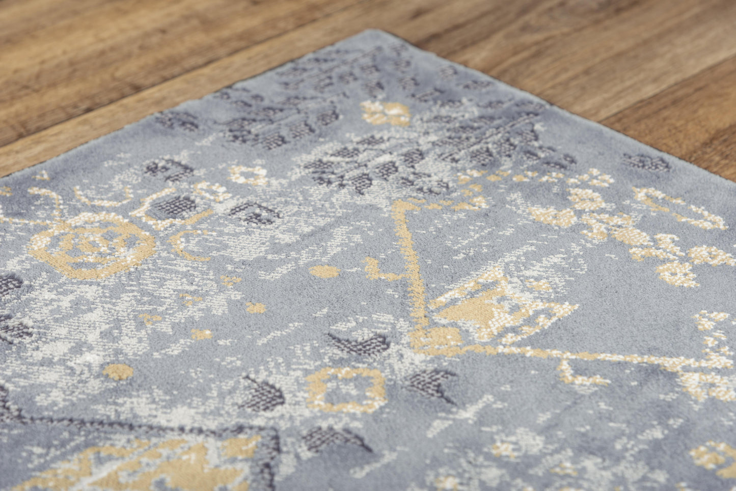 Emerge EMG925 Gold/Charcoal Machine-Made Rug - Rizzy
