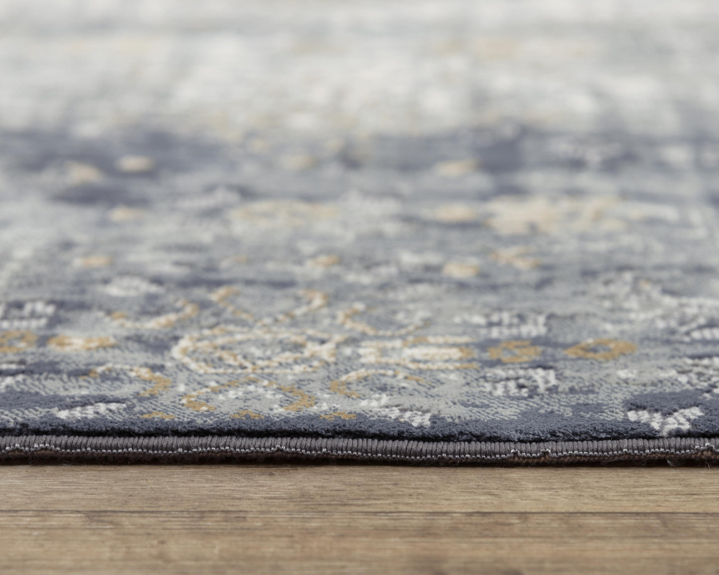 Emerge EMG925 Gold/Charcoal Machine-Made Rug - Rizzy
