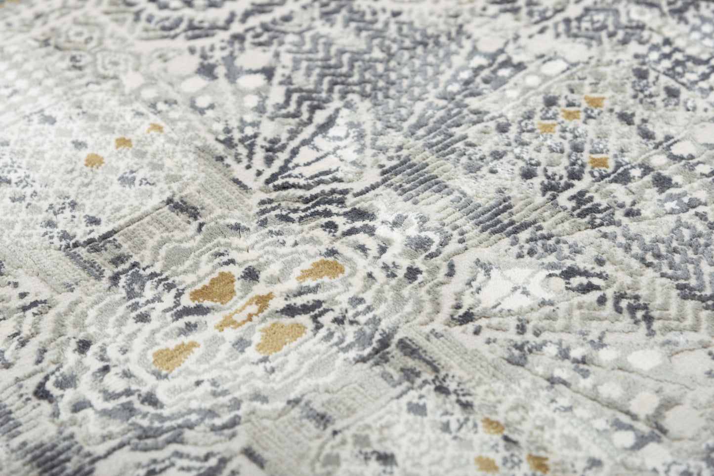 Emerge EMG927 Stone/Beige Power Loomed Rug - Rizzy