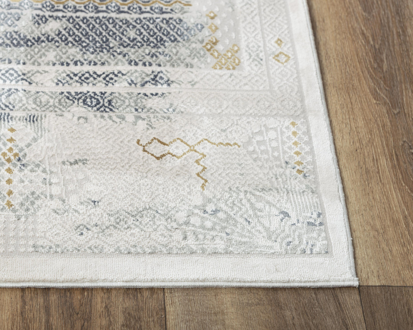 Emerge EMG927 Stone/Beige Machine-Made Rug - Rizzy