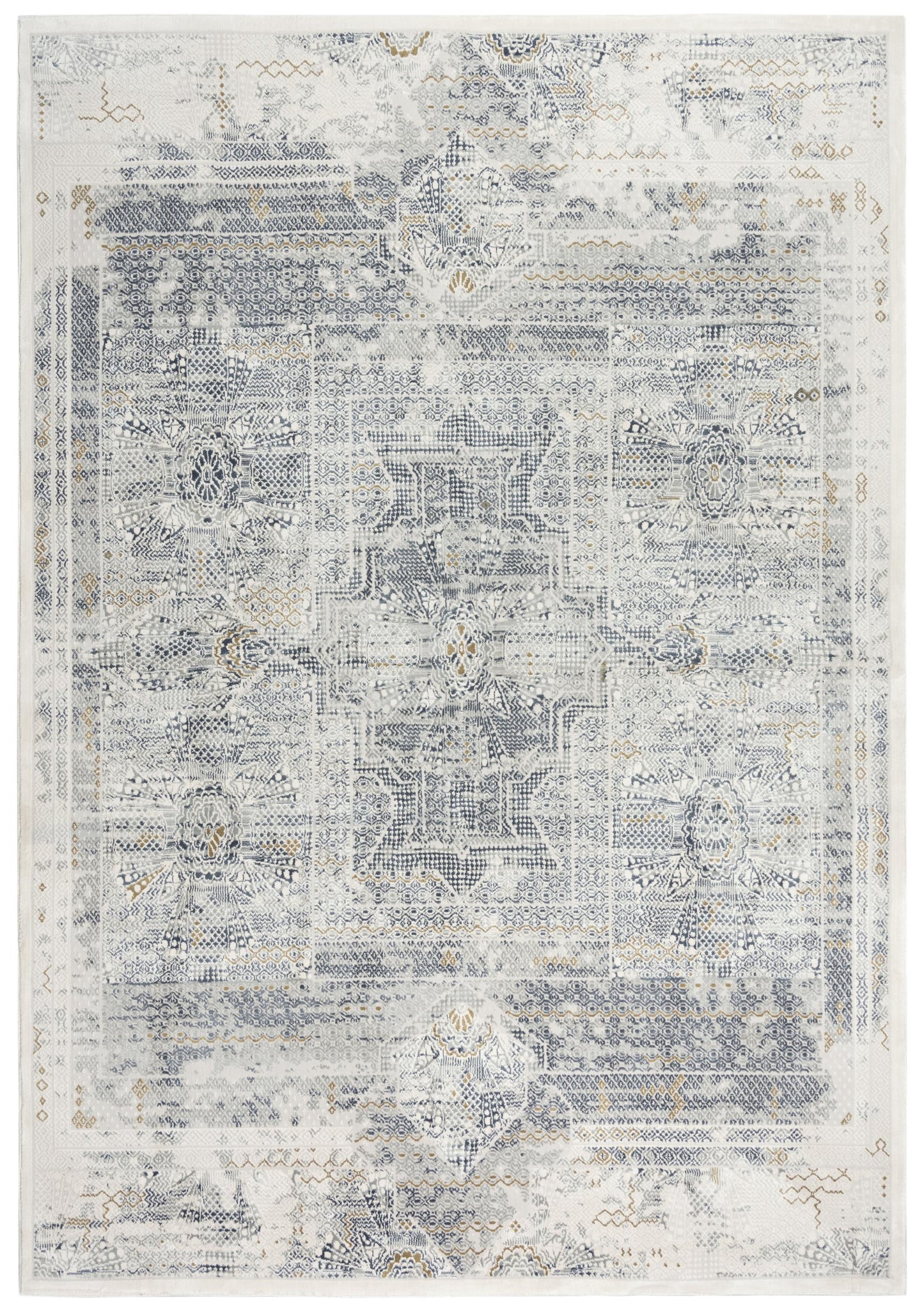 Emerge EMG927 Stone/Beige Machine-Made Rug - Rizzy