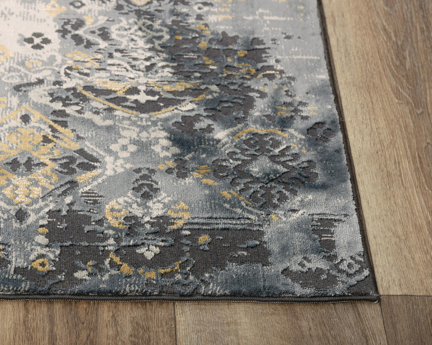 Emerge EMG929 Gray/Dk. Gray Machine-Made Rug - Rizzy