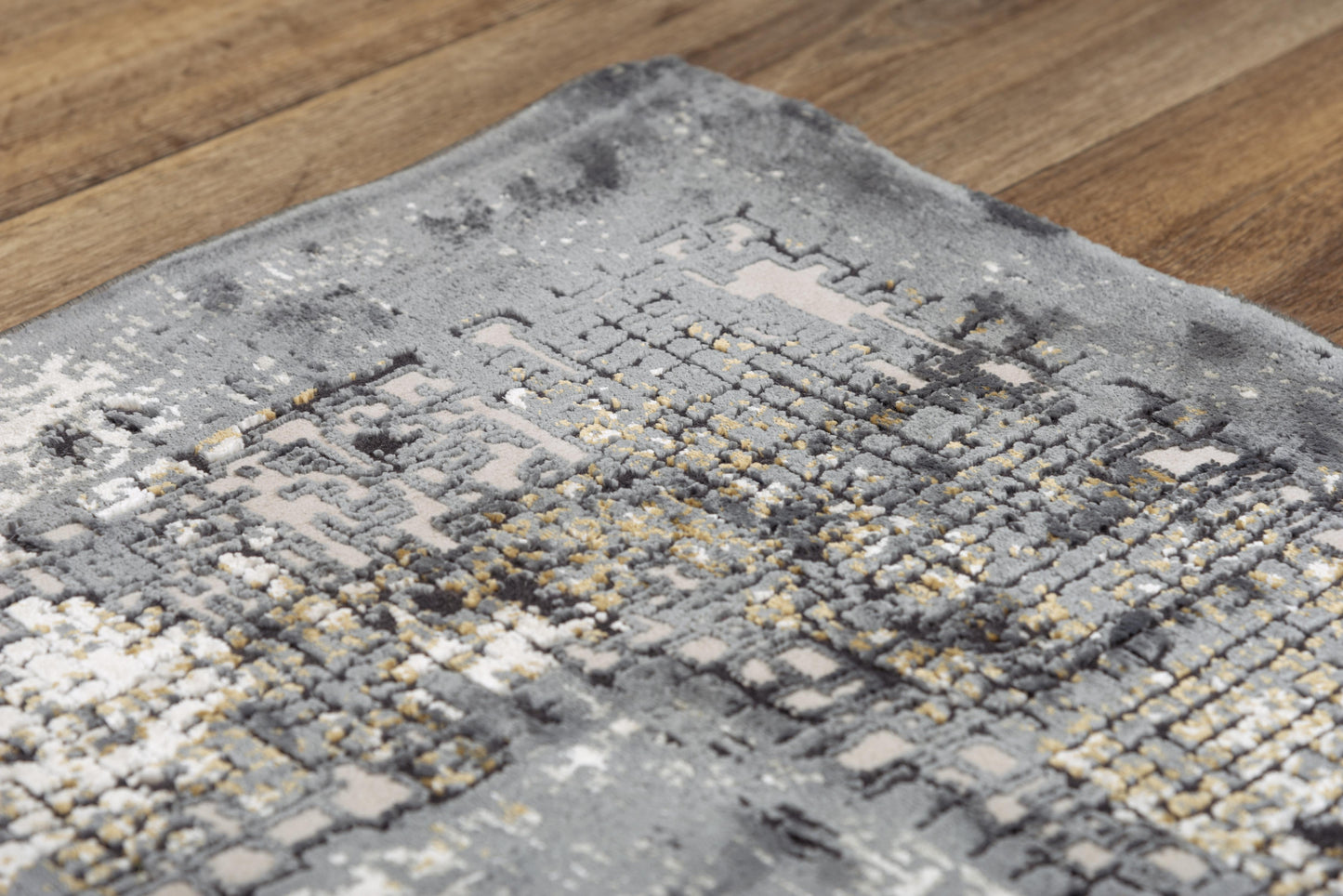 Emerge EMG930 Beige/Charcoal Machine-Made Rug - Rizzy