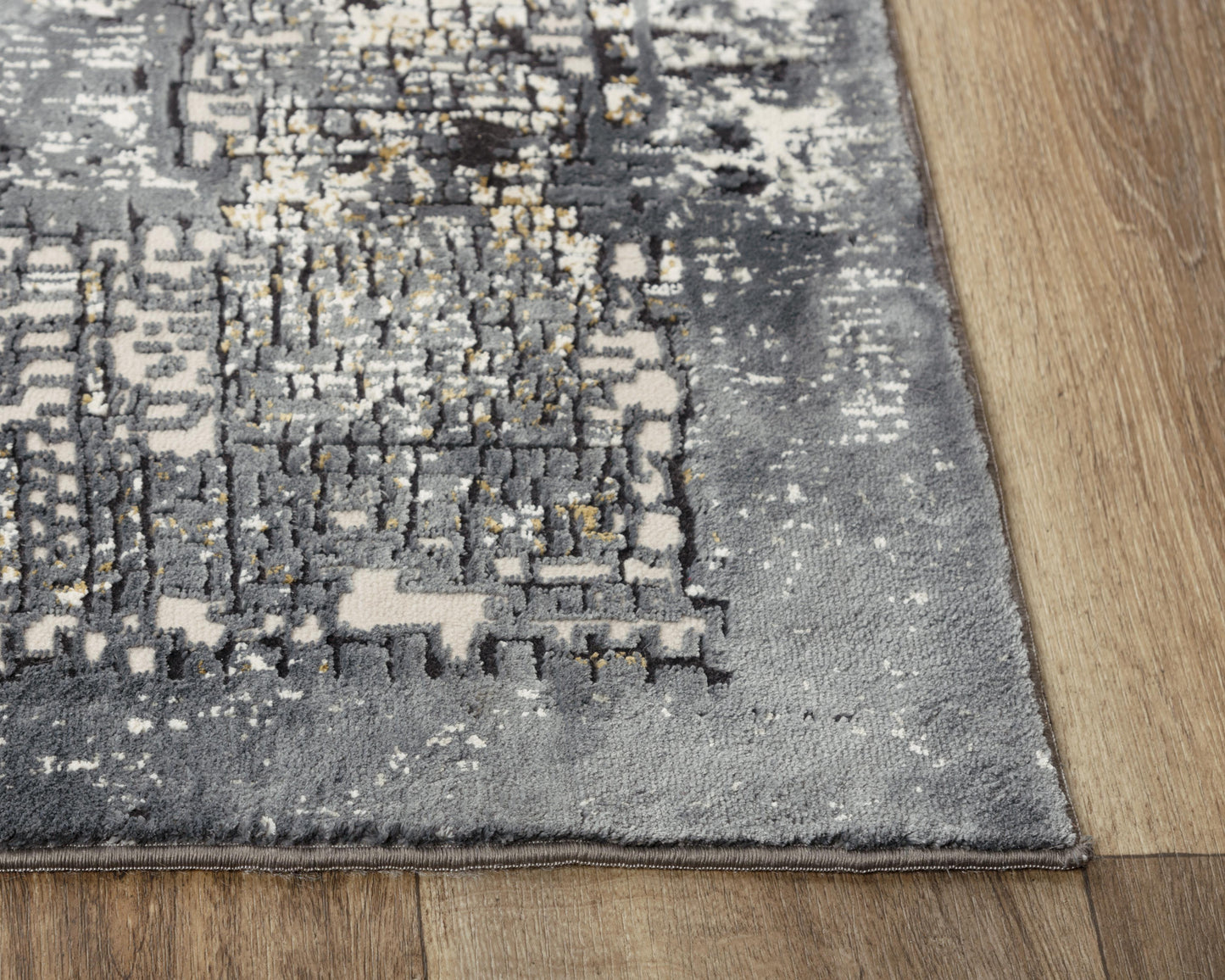 Emerge EMG930 Beige/Charcoal Machine-Made Rug - Rizzy