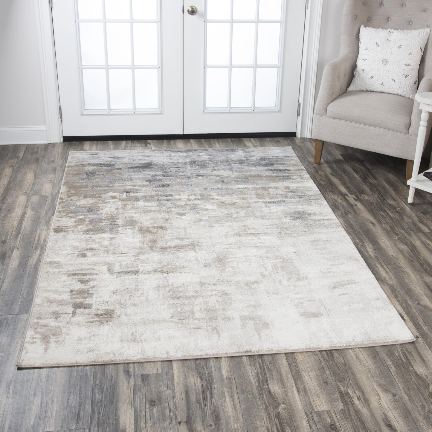Encore EN7258 Beige Machine-Made Rug - Rizzy