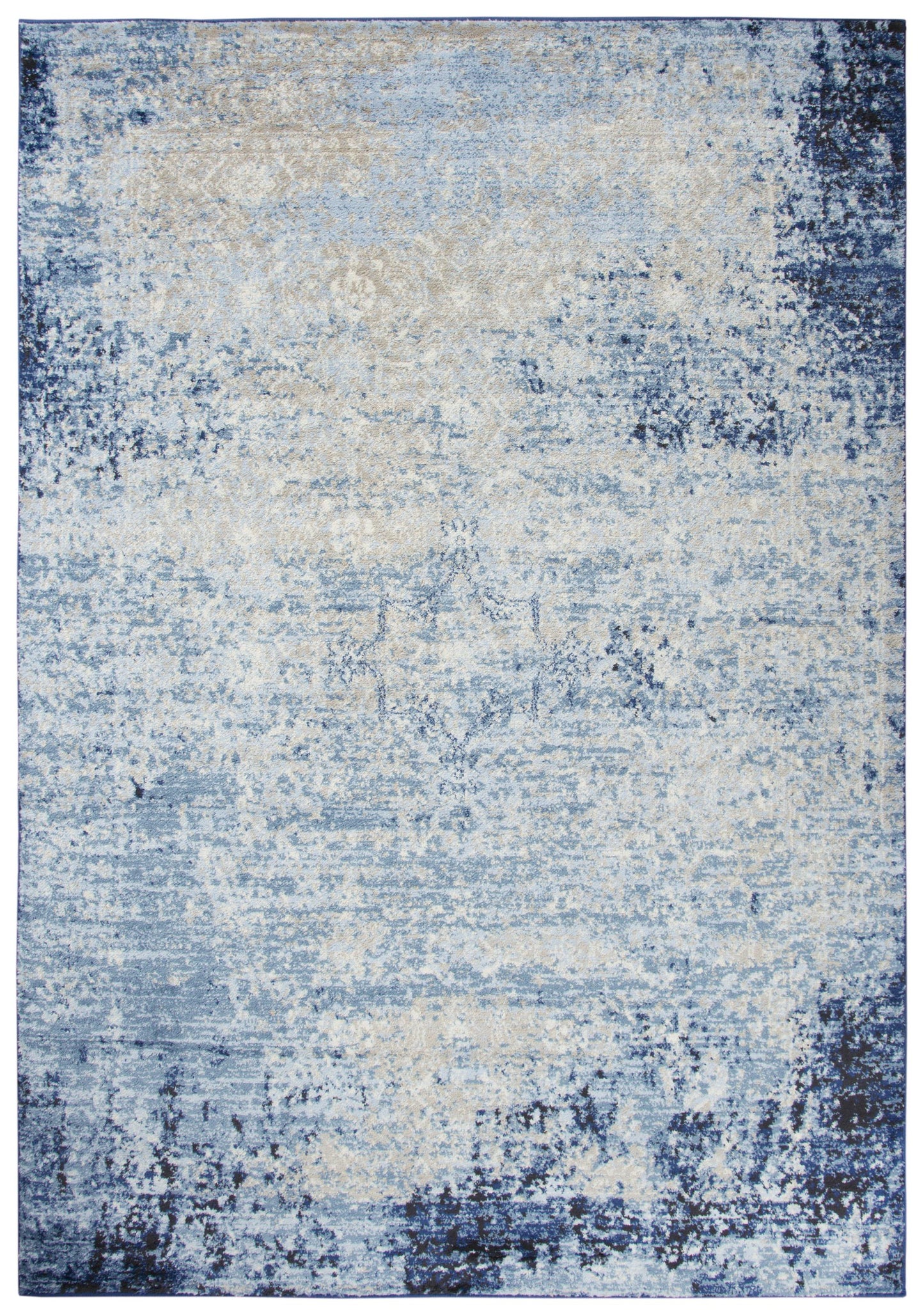 Encore EN7271 Blue Power Loomed Rug - Rizzy