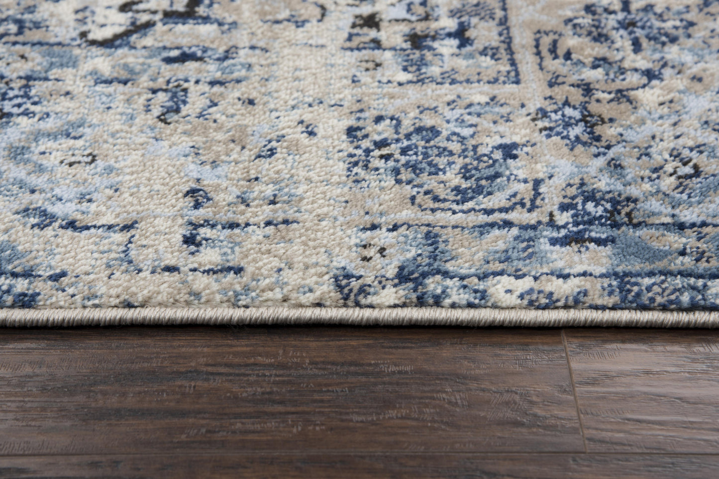Encore EN7350 Blue Machine-Made Rug - Rizzy