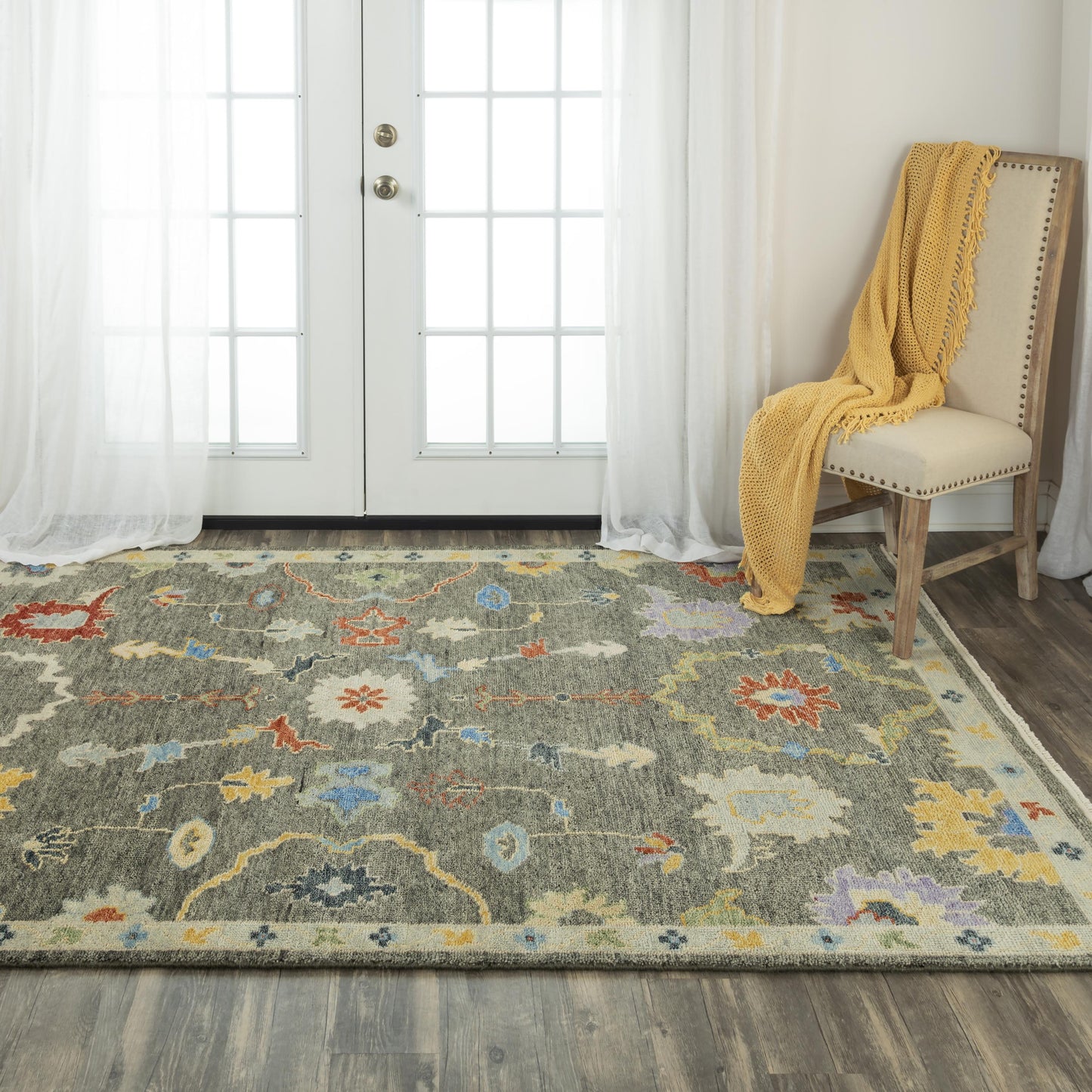 Envision ENV961 Gray Hand Knotted Rug - Rizzy