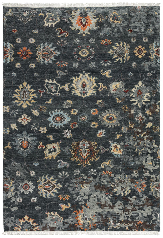 Envision ENV962 Charcoal Hand Knotted Rug - Rizzy