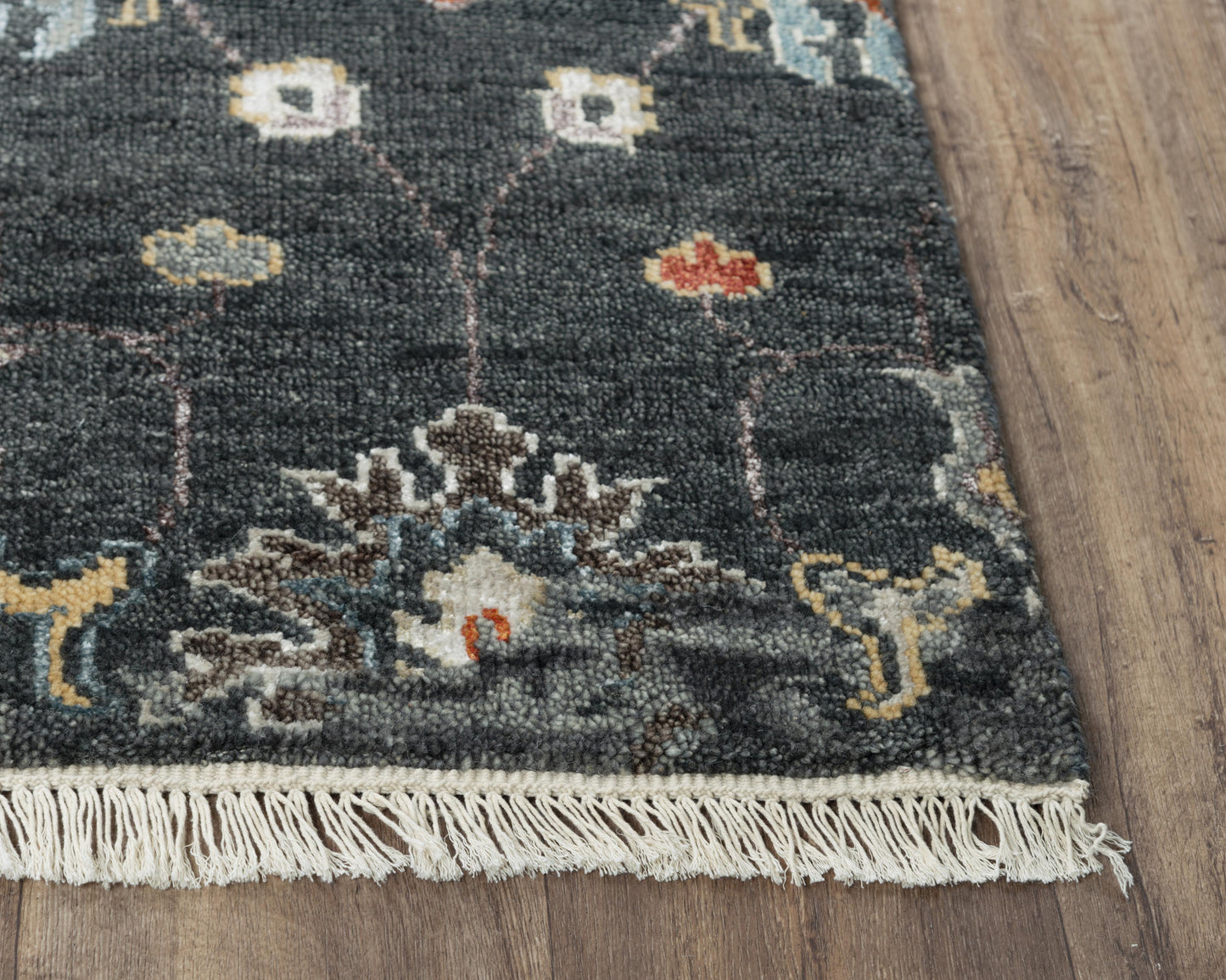 Envision ENV962 Charcoal Hand Knotted Rug - Rizzy