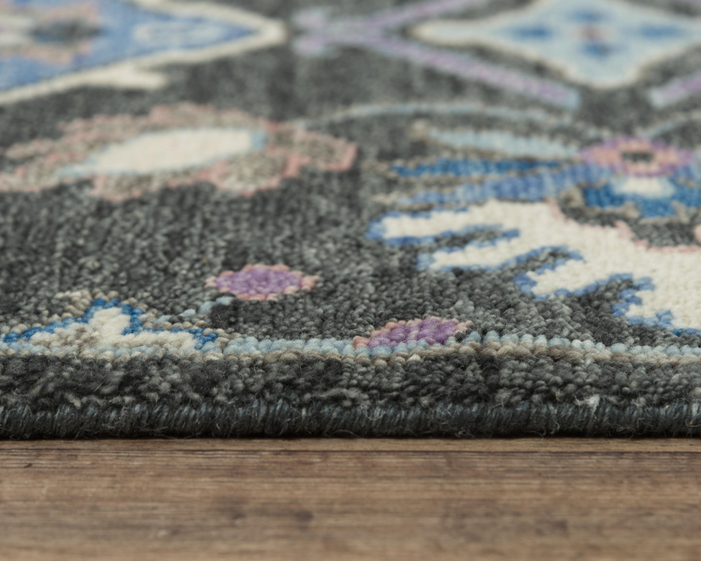 Envision ENV964 Charcoal Hand Knotted Rug - Rizzy