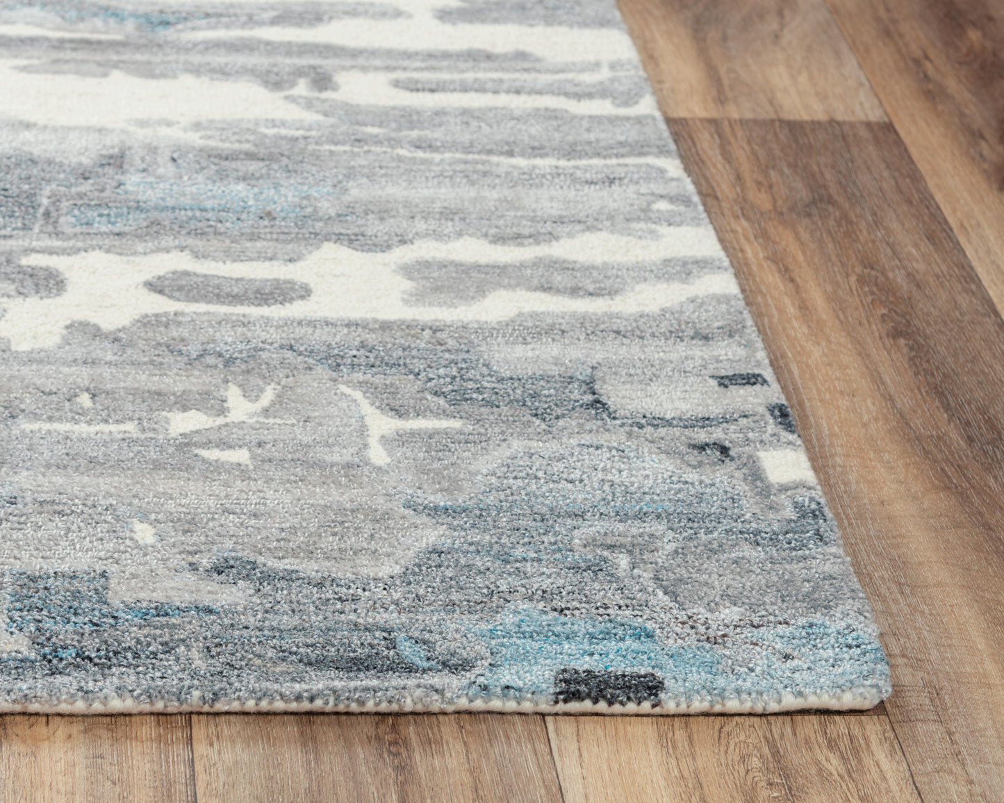 Essence ESS103 Gray Hand Tufted Rug - Rizzy