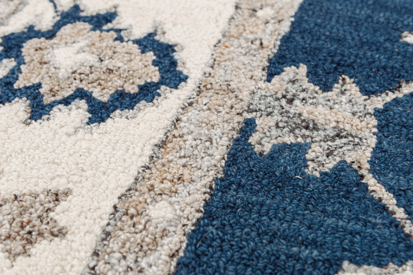 Essence ESS105 Navy Hand-Tufted Rug - Rizzy