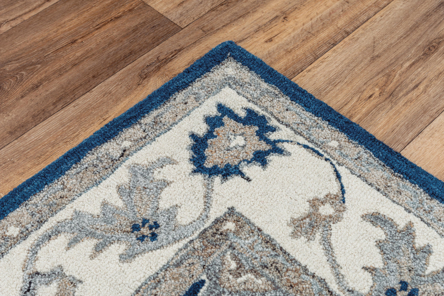 Essence ESS105 Navy Hand-Tufted Rug - Rizzy
