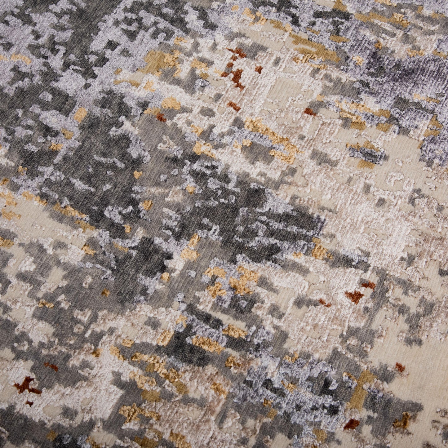 Evolution EVO663 Gray Hand knotted Rug - Rizzy