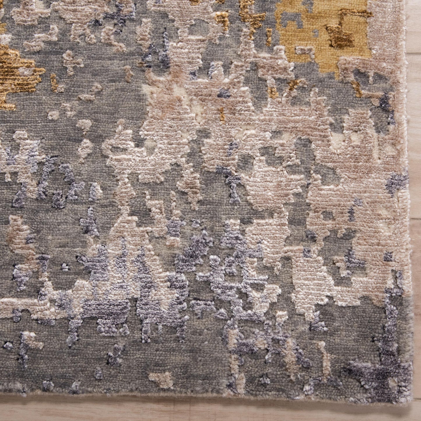 Evolution EVO663 Gray Hand knotted Rug - Rizzy