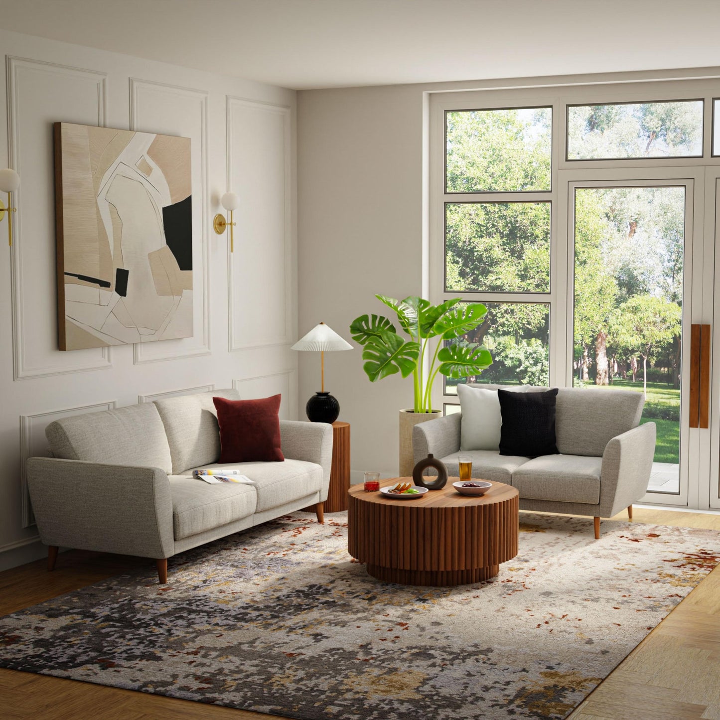 Evolution EVO663 Gray Hand knotted Rug - Rizzy