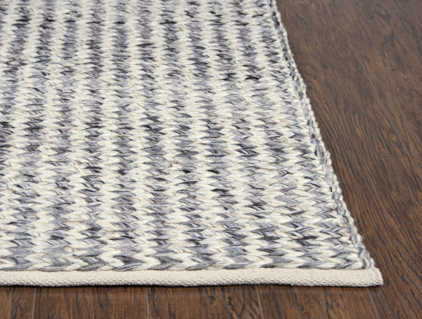 Ewe Complete me EWE103 Beige/Gray Hand-Woven Rug - Rizzy