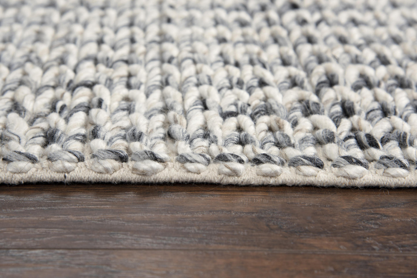 Ewe Complete me EWE103 Beige/Gray Hand-Woven Rug - Rizzy