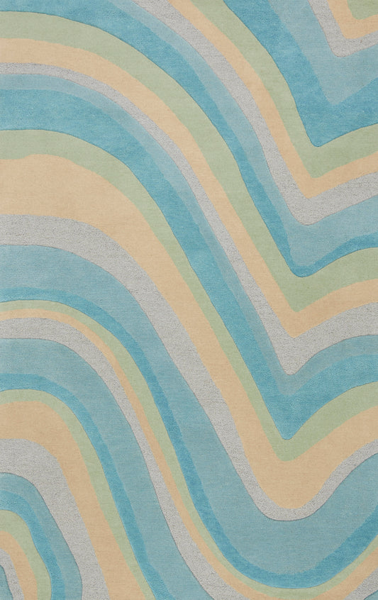 Eternity 1059 Ocean Vibes Hand Tufted Area Rug - KAS