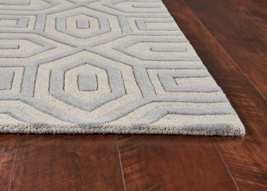 Eternity 1062 Grey Escape Hand Tufted Area Rug - KAS