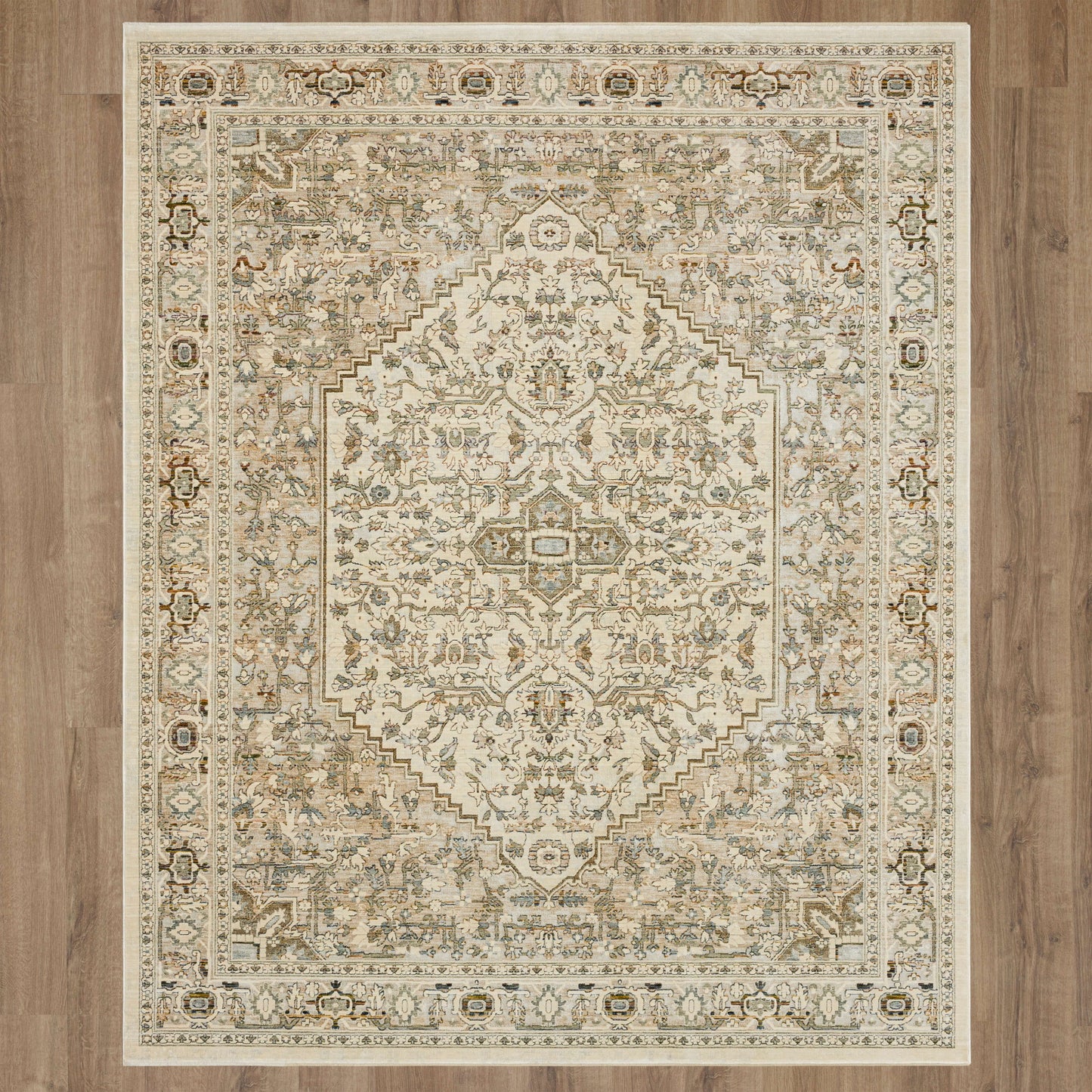 Exalted Grey Area Rug - Karastan