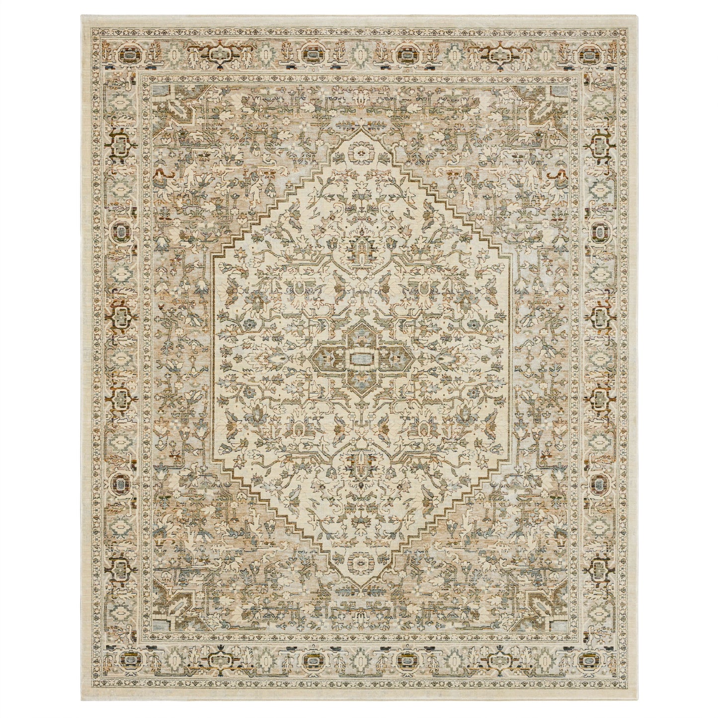 Exalted Grey Area Rug - Karastan