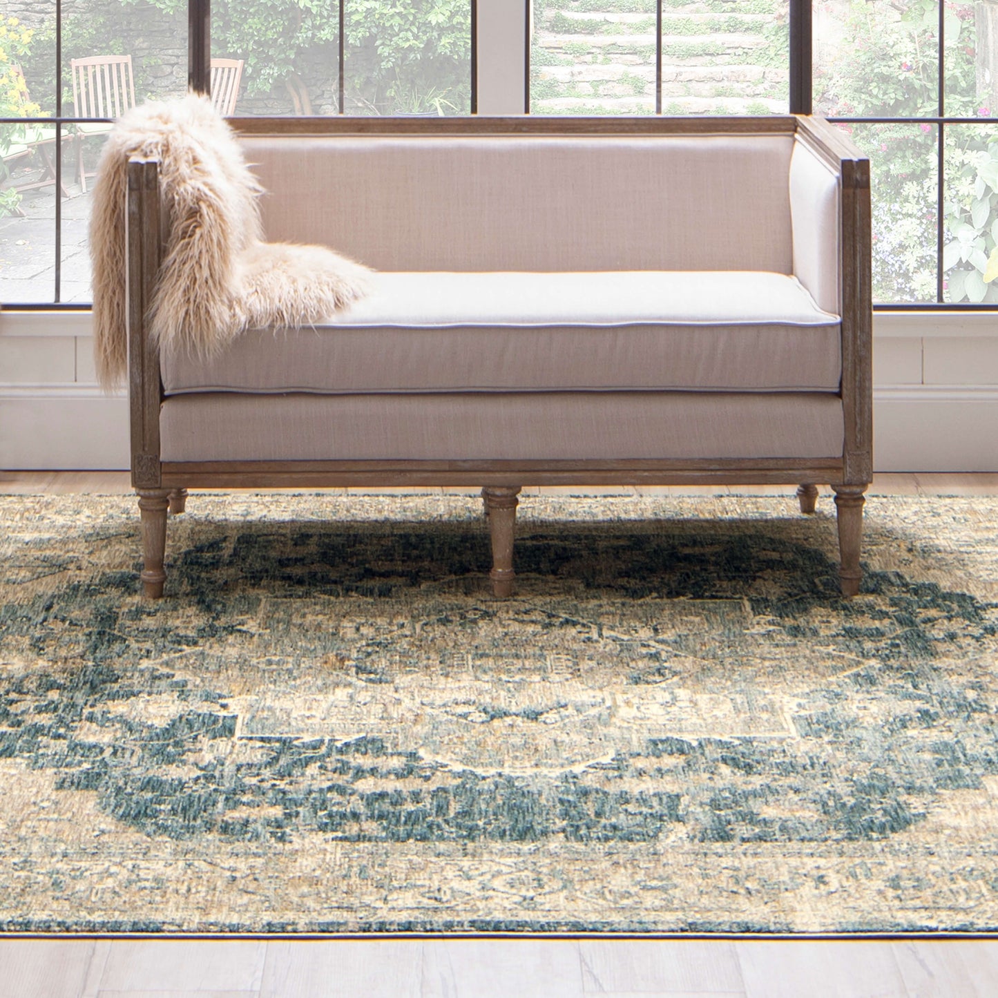 Ezine Blue Area Rug - Karastan