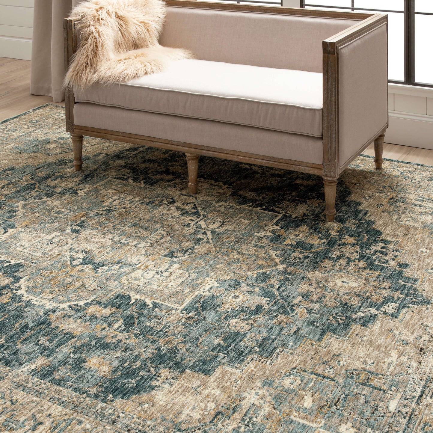 Ezine Blue Area Rug - Karastan