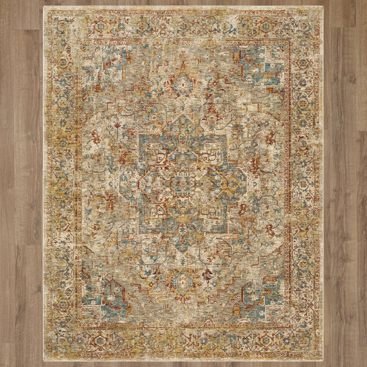 Ezine Cream Area Rug - Karastan