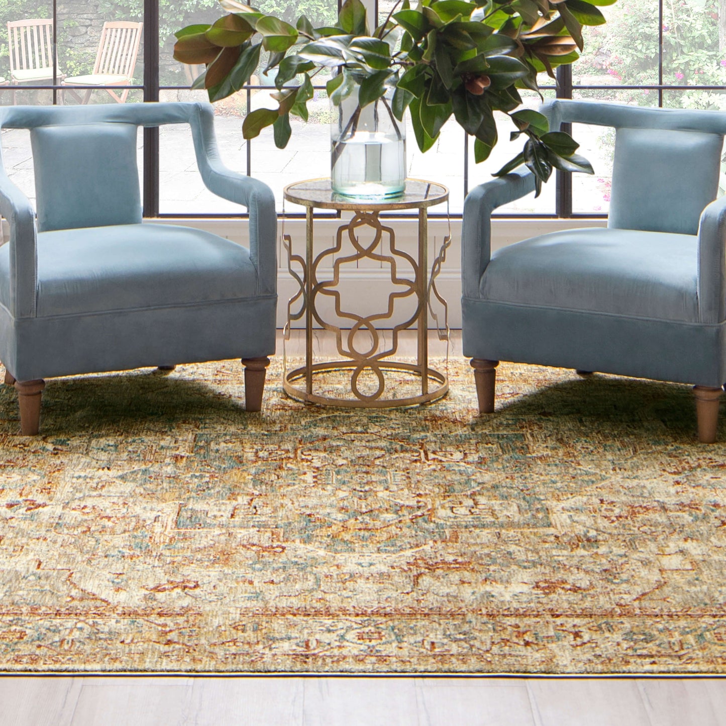 Ezine Cream Area Rug - Karastan
