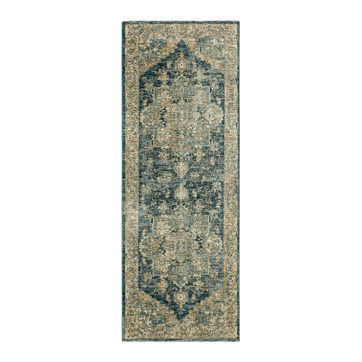 Marash Ezine Blue Area Rug