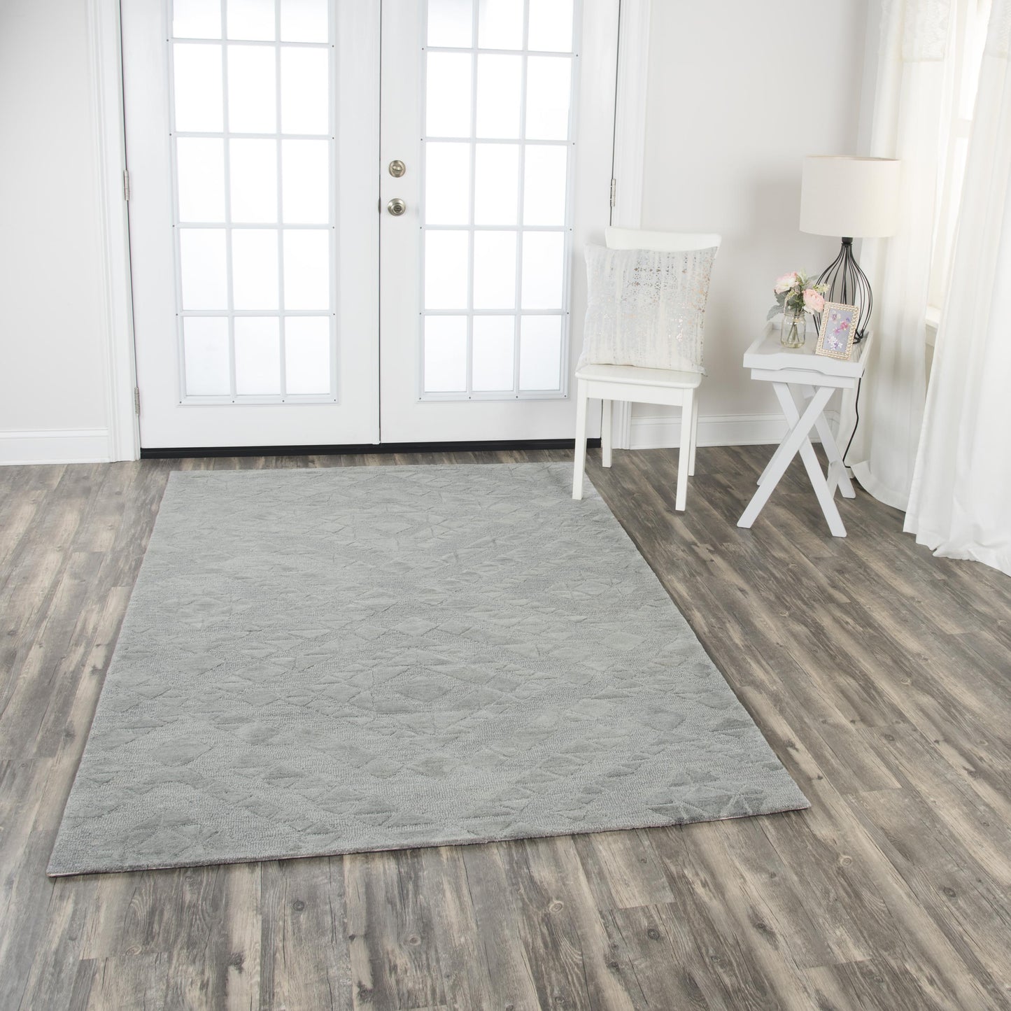 Fifth Avenue FA114B Gray Hand-Tufted Rug - Rizzy