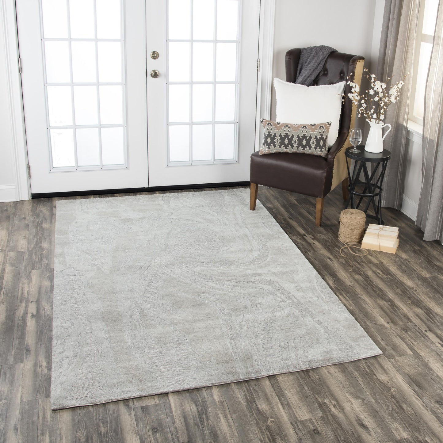 Fifth Avenue FA116B Gray Hand-Tufted Rug - Rizzy