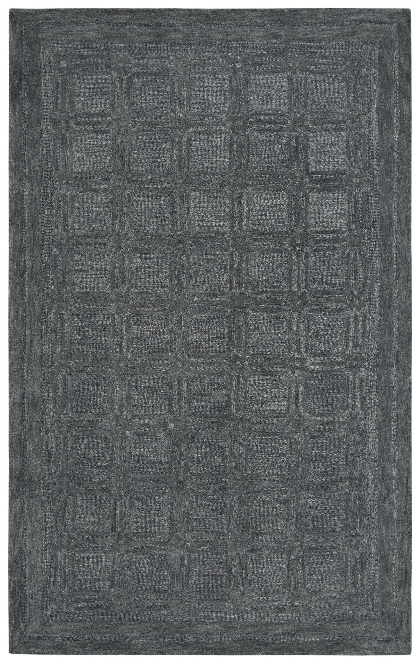 Fifth Avenue FA136B Dark Gray Hand-Tufted Rug - Rizzy