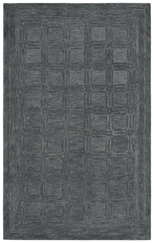 Fifth Avenue FA136B Dark Gray Hand-Tufted Rug - Rizzy