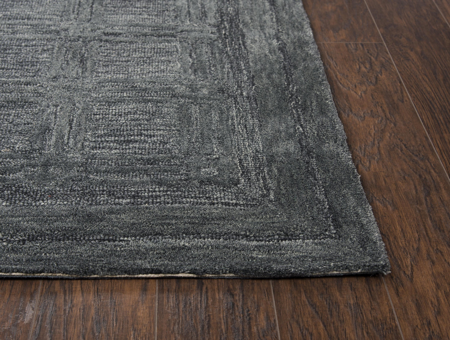 Fifth Avenue FA136B Dark Gray Hand-Tufted Rug - Rizzy