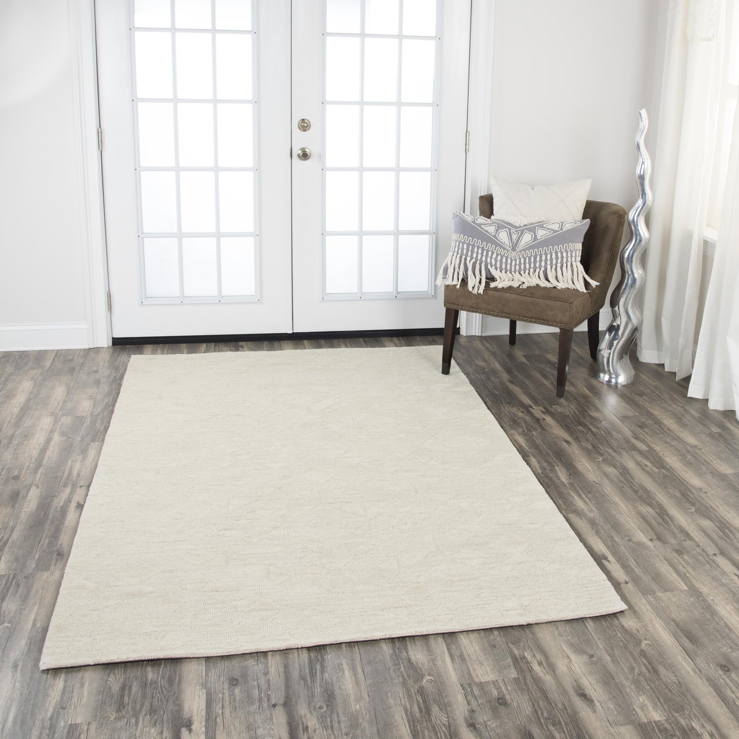 Fifth Avenue FA167B Beige Hand-Tufted Rug - Rizzy