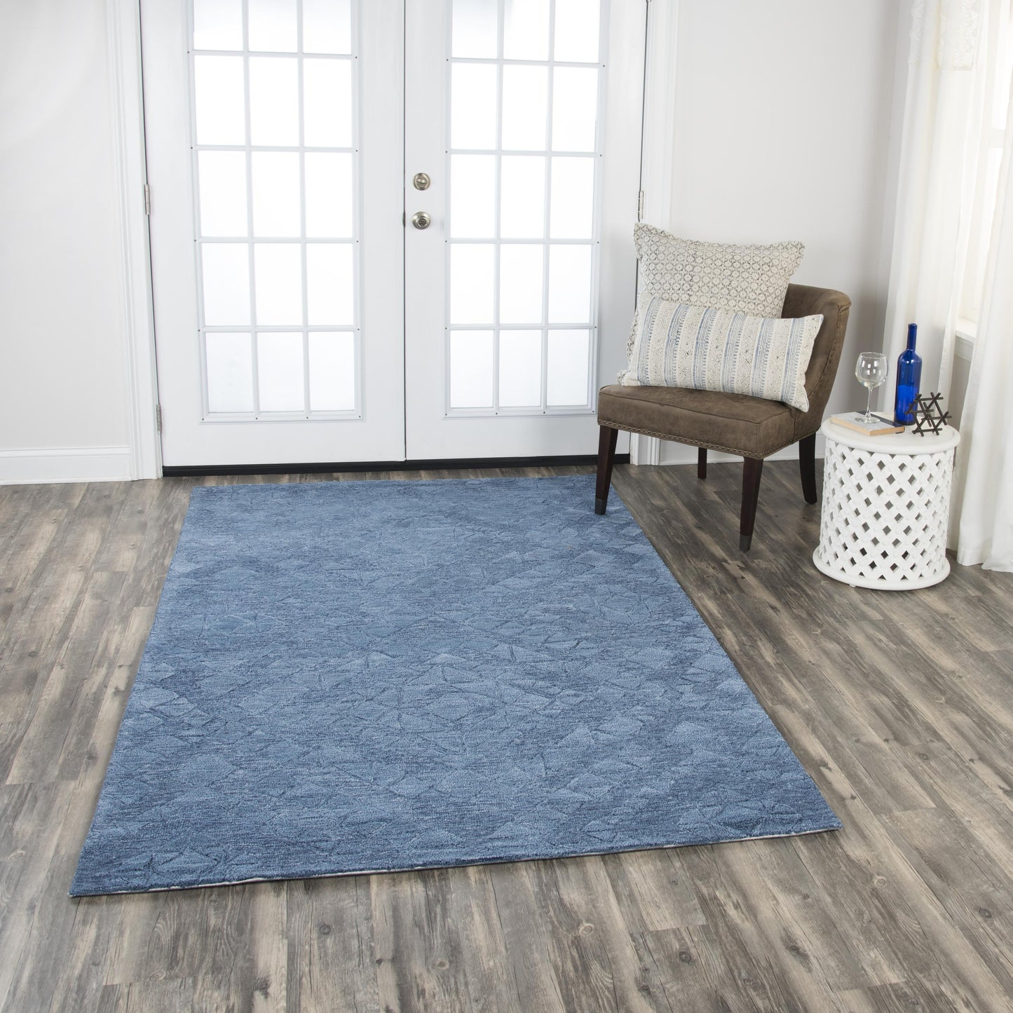 Fifth Avenue FA168B Blue Hand-Tufted Rug - Rizzy