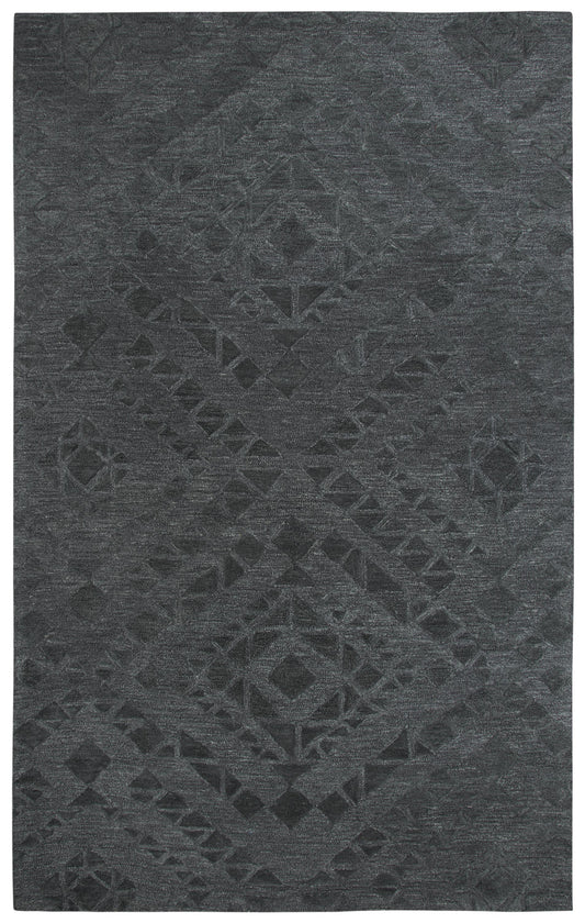 Fifth Avenue FA170B Dark Gray Hand-Tufted Rug - Rizzy