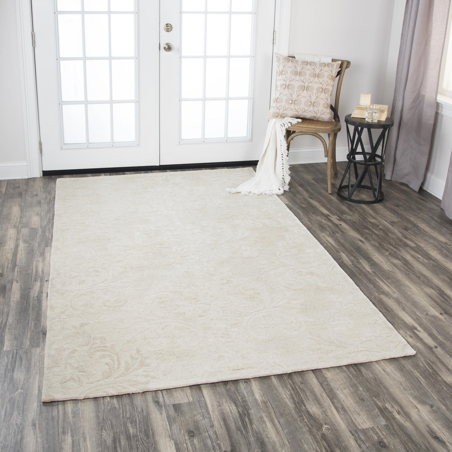 Fifth Avenue FA174B Beige Hand-Tufted Rug - Rizzy