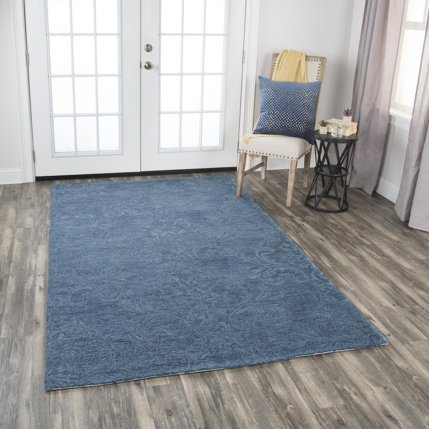 Fifth Avenue FA175B Blue Hand-Tufted Rug - Rizzy
