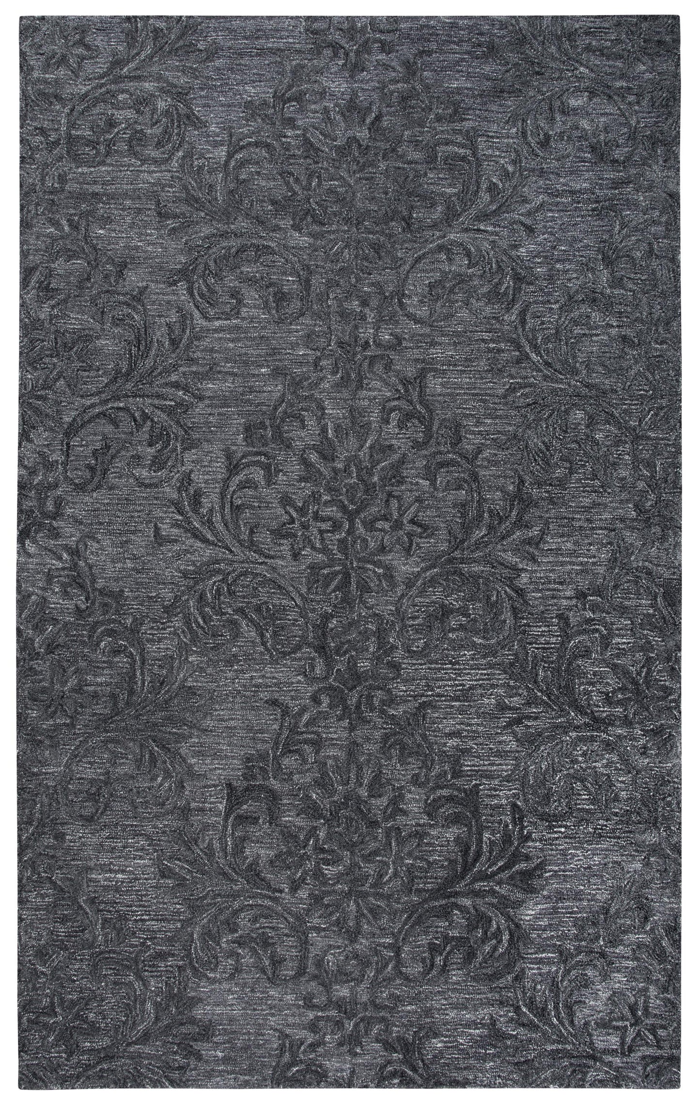 Fifth Avenue FA177B Dark Gray Hand-Tufted Rug - Rizzy