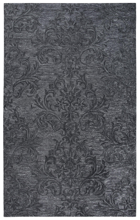 Fifth Avenue FA177B Dark Gray Hand-Tufted Rug - Rizzy