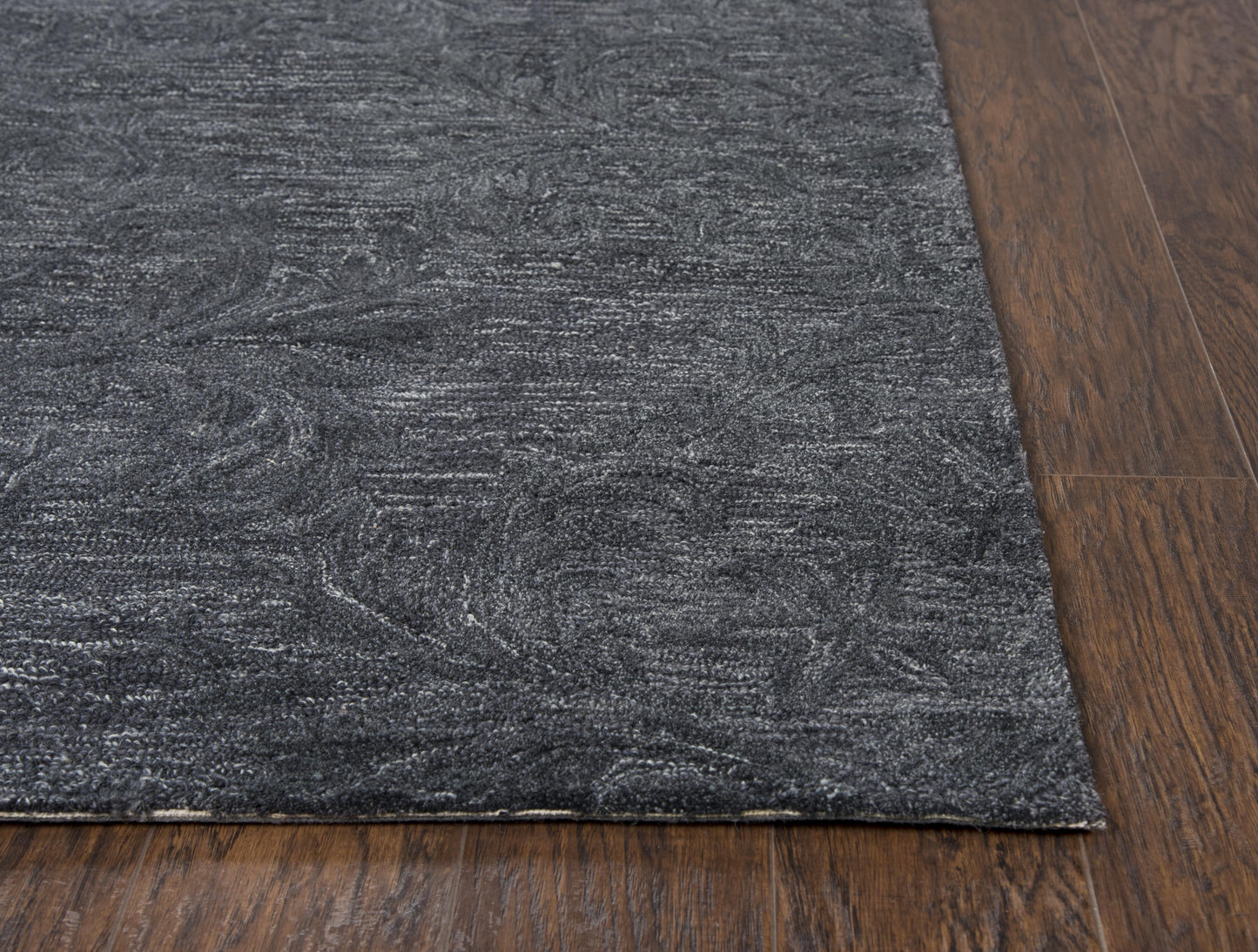 Fifth Avenue FA177B Dark Gray Hand-Tufted Rug - Rizzy
