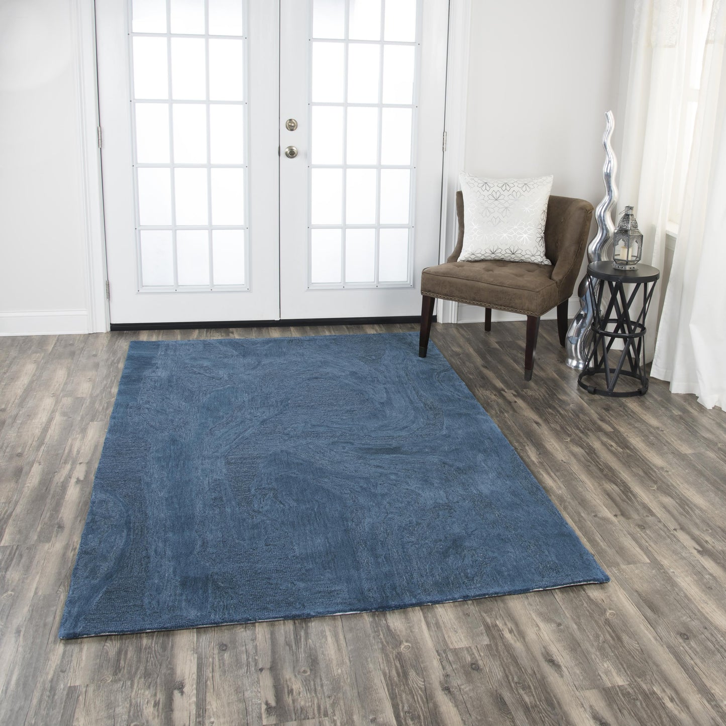 Fifth Avenue FA179B Blue Hand-Tufted Rug - Rizzy