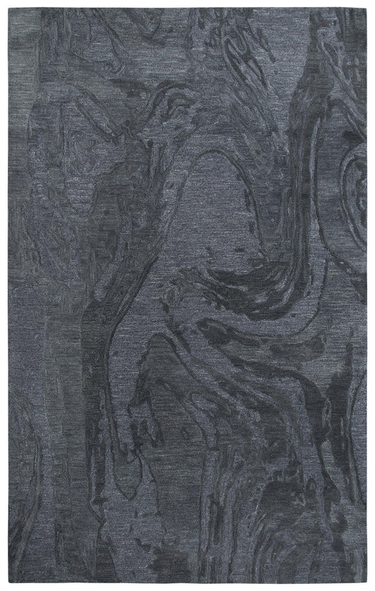 Fifth Avenue FA180B Dark Gray Hand-Tufted Rug - Rizzy