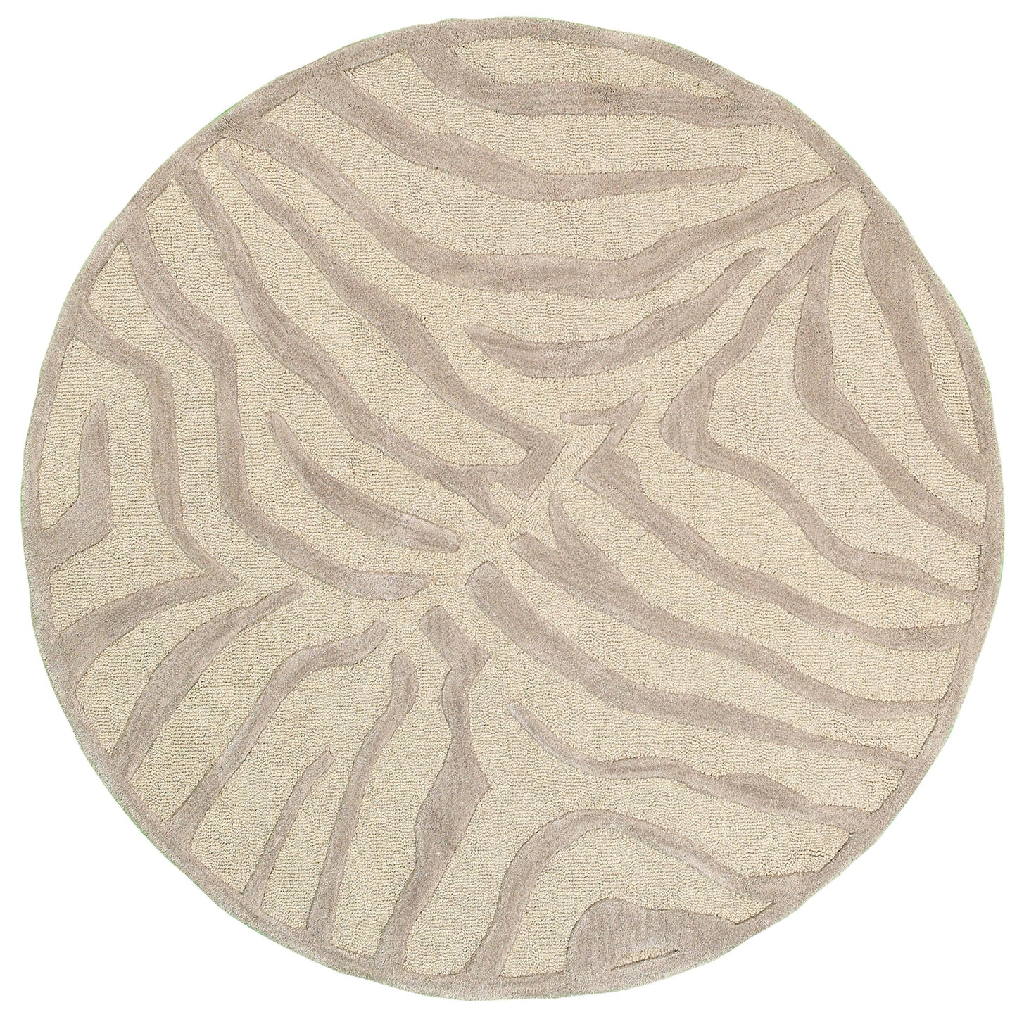 Fashion-02510 Modern Hand-Tufted Taupe/Silver Cotton Indoor Area Rug - LR Home